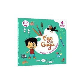 Ege ile Gaga Boyama ve Sanat Etkinlikleri Seti - 4 Kitap Takım - Erdem Çocuk