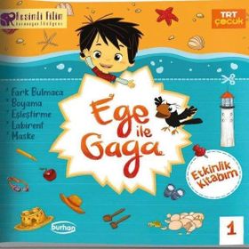 Ege İle Gaga Etkinlik Kitabım 1 - Trt Çocuk