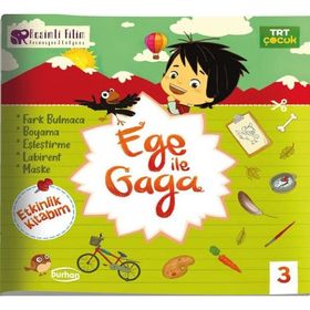 Ege İle Gaga Etkinlik Kitabım 3 - Trt Çocuk