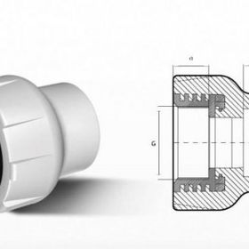 Ege Yıldız PPRC 63x2 cm Gri Dişi Adaptör