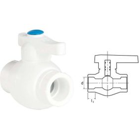 Ege Yıldız PPRC Gri 40 mm Küresel Vana
