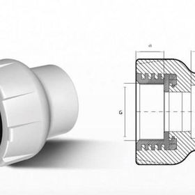 Ege Yıldız PPRC Gri 50x1 mm 1/2 Dişi Adaptör