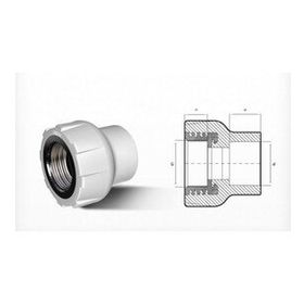 Ege Yıldız PPRC Gri 50x1 mm 1/2 Dişi Adaptör