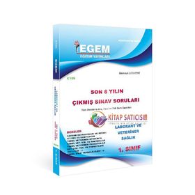 Egem Yayınları Laborant Ve Veteriner Sağlık 1. Sınıf 2. Yarıyıl Bahar Konu Anlatımı Ve Çıkmış Set