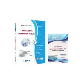 Egem Yayınları Laborant Ve Veteriner Sağlık 1. Sınıf 2. Yarıyıl Bahar Konu Anlatımı Ve Çıkmış Set