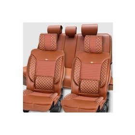 Egemenotoaksesuar Renault Latitude Lüks Deri Ön/Arka Set Tarçın Oto Koltuk Kılıfı
