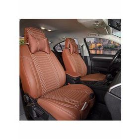 Egemenotoaksesuar Renault Megane 1 Lüks Deri Ön/Arka Set Tarçın Oto Koltuk Kılıfı
