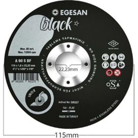 Egesan 115x1x22.23 mm İnox Paslanmaz Kesici Taş