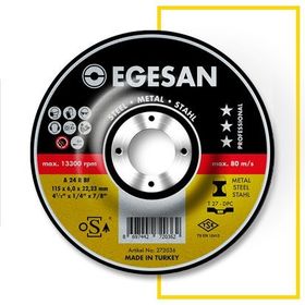 Egesan 115x6.0x22.23 Taşlama Taşı
