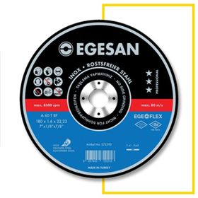 Egesan 180x1.6x22.23 mm İnox Paslanmaz Kesici Taş