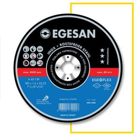 Egesan 180x1.6x22.23 mm İnox Paslanmaz Kesici Taş