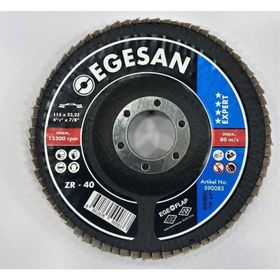 Egesan Paslanmaz 115 mm ZR 40 Kum Flap Disk