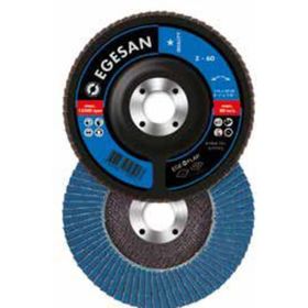 Egesan Paslanmaz 115 mm ZR 60 Kum Flap Disk