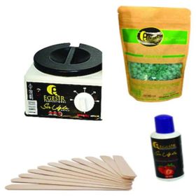 Egesir Ağda Makinesi + Azulen Boncuk Ağda + Ağda Yağı + Spatula