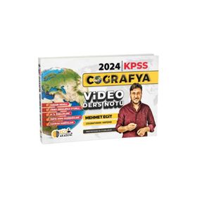 Eğit Akademi Mehmet Eğit 2024 KPSS Coğrafya Video Ders Notları