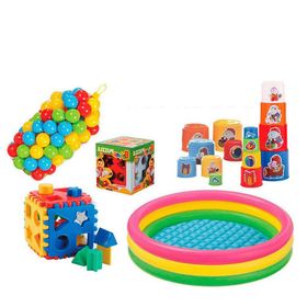 Eğitici Bebek Oyuncakları Seti Şişme Havuz 100 Top