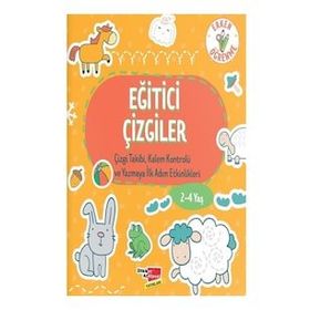 Eğitici Çizgiler (2 / 4 Yaş) - Kolektif - Dikkat Atölyesi Yayınları