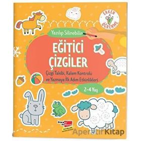 Eğitici Çizgiler (2 / 4 Yaş) - Kolektif - Dikkat Atölyesi Yayınları