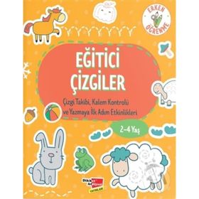 Eğitici Çizgiler (2 / 4 Yaş) - Kolektif - Dikkat Atölyesi Yayınları