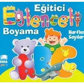 Eğitici Eğlenceli Boyama Harfler - Sayılar - kollektif
