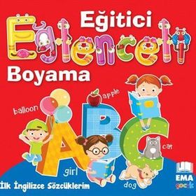 Eğitici Eğlenceli Boyama İlk İngilizce Sözcüklerim - kollektif