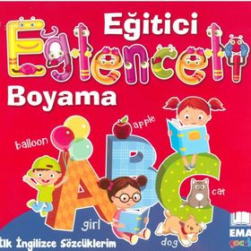Eğitici Eğlenceli Boyama İlk İngilizce Sözcüklerim - kollektif