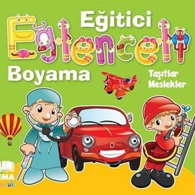 Eğitici Eğlenceli Boyama Taşıtlar - Meslekler - kollektif