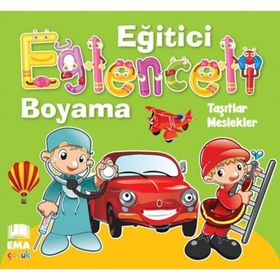 Eğitici Eğlenceli Boyama Taşıtlar - Meslekler - kollektif