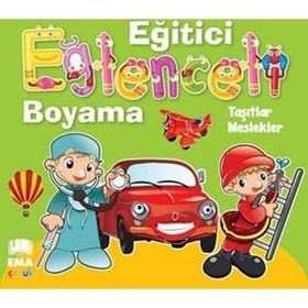 Eğitici Eğlenceli Boyama Taşıtlar - Meslekler - kollektif