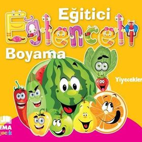 Eğitici Eğlenceli Boyama Yiyecekler - kollektif