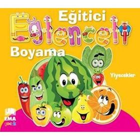 Eğitici Eğlenceli Boyama Yiyecekler - kollektif