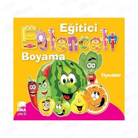 Eğitici Eğlenceli Boyama Yiyecekler - kollektif