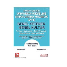 Eğitim Bankacılar İçin Unvanda Yükselme Sınavlarına Hazırlık Genel Yetenek Genel Kültür-Akademi Consulting Yayınları