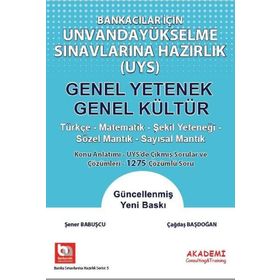 Eğitim Bankacılar İçin Unvanda Yükselme Sınavlarına Hazırlık Genel Yetenek Genel Kültür-Akademi Consulting Yayınları