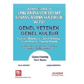 Eğitim Bankacılar İçin Unvanda Yükselme Sınavlarına Hazırlık Genel Yetenek Genel Kültür-Akademi Consulting Yayınları