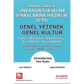 Eğitim Bankacılar İçin Unvanda Yükselme Sınavlarına Hazırlık Genel Yetenek Genel Kültür-Akademi Consulting Yayınları