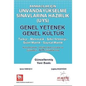 Eğitim Bankacılar İçin Unvanda Yükselme Sınavlarına Hazırlık Genel Yetenek Genel Kültür-Akademi Consulting Yayınları