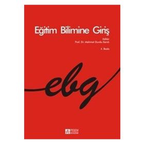 EĞİTİM BILIMINE GİRİŞ - KOLEKTIF (ISBN:9789944919814)