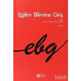 EĞİTİM BILIMINE GİRİŞ - KOLEKTIF (ISBN:9789944919814)