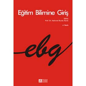 EĞİTİM BILIMINE GİRİŞ - KOLEKTIF (ISBN:9789944919814)