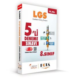 Eğitim Dünyası Yayınları & Pota Yayınları - LGS 5'li Deneme Kitabı
