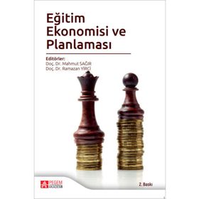 Eğitim Ekonomisi ve Planlaması - Pegem Akademi Yayıncılık