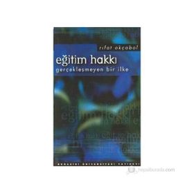 EĞİTİM HAKKI GERÇEKLEŞEN BIR İLK - RIFAT OKÇABOL