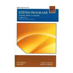 Eğitim Programı Temeller İlkeler ve Sorunlar Eğitim Yayınevi