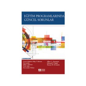 Eğitim Programlarında Güncel Sorunlar - Pegem Akademi Yayıncılık