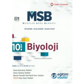 Eğitim Vadisi 10. Sınıf Biyoloji Modüler Soru Bankası
