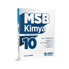 Eğitim Vadisi 10. Sınıf Kimya Güncel MSB Multi Soru Bankası