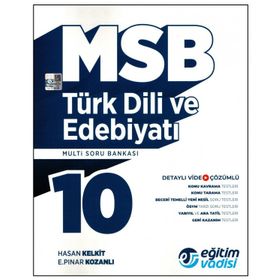 Eğitim Vadisi 10. Sınıf Türk Dili ve Edebiyatı MSB Multi Soru Bankası