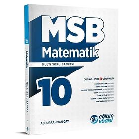 Eğitim Vadisi 10. Sınıf Türk Dili ve Edebiyatı MSB Multi Soru Bankası