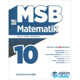 Eğitim Vadisi 10. Sınıf Türk Dili ve Edebiyatı MSB Multi Soru Bankası